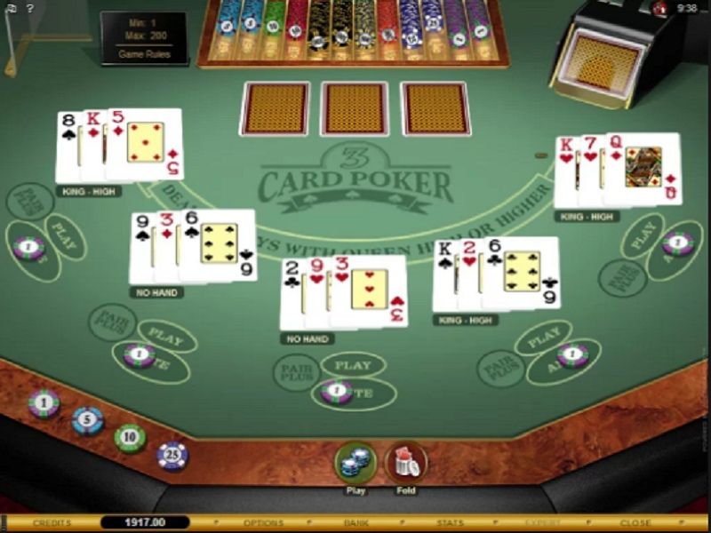 Sức hút không thể phủ nhận của Poker 3 lá Vn88 với mọi cược thủ